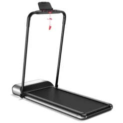 Costway Installation-Free Ultra-Thin Folding Treadmill Exercise Fitness Machine W/5-Layer