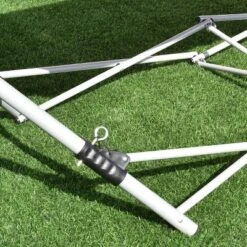 Costway Red Portable Folding Hammock Lounge Camping Bed Steel Frame Stand W/Carry Bag -Costway GUEST e906015c bf18 4c23 b3f4 d068e534d022