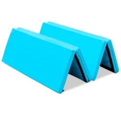 Costway 4'x6'x2'' Gymnastics Mat PU Thick Folding Panel Gym Blue 14 Costway 4'x6'x2'' Gymnastics Mat PU Thick Folding Panel Gym Blue -Costway GUEST ea022874 5a79 45f2 86aa d61457c2ceef