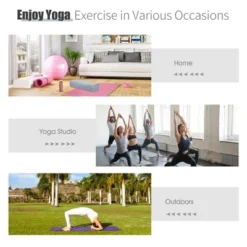 Costway Yoga Bolster Pillow Meditation Pillow W/Washable Cover & Carry Handle GreenGreyPink 19 Costway Yoga Bolster Pillow Meditation Pillow W/Washable Cover & Carry Handle GreenGreyPink -Costway GUEST eb0e65ed 4b69 472a b002 da9cc29c338e