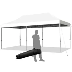 Costway 10'x20' Pop Up Canopy Tent Folding Heavy Duty Sun Shelter Adjustable W/Bag -Costway GUEST ec5ca6e4 7d89 478c b1b0 f81d775ea27e