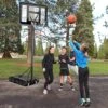 Costway Portable Basketball Hoop Stand Adjustable Height W/Shatterproof Backboard Wheels