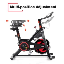 Stationary Exercise Magnetic Cycling Bike 30Lbs Flywheel Home Gym Cardio Workout -Costway GUEST f03978df c49e 436c 889d dd652ce1c429