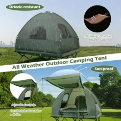 Costway 2-Person Compact Portable Pop-Up Tent/Camping Cot W/ Air Mattress & Sleeping Bag -Costway GUEST f31d2614 b7ac 4445 85a1 dc9c770d881d