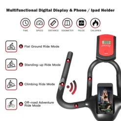 SuperFit Stationary Exercise Bike Silent Belt Drive Cycling Bike -Costway GUEST f52f63ec 2799 4388 9da9 56c51f484ddd