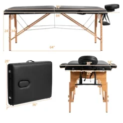 Costway 84''L Portable Massage Table Adjustable Facial Spa Bed Tattoo W/ Carry Case Black 18 Costway 84''L Portable Massage Table Adjustable Facial Spa Bed Tattoo W/ Carry Case Black -Costway GUEST f57beda0 5716 4e31 9650 dc6670a0a0a1 1