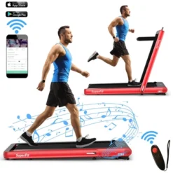 SuperFit 4.75HP 2 In 1 Folding Treadmill W/Remote APP -Costway GUEST f6fa3588 fe86 426e a0be 1ce28a20f211