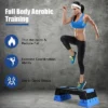 Costway Aerobic Exercise Stepper Trainer W/Riser Adjustable Height 5''- 7''- 9'' PurpleBlueGray -Costway GUEST f924f0fe 54e6 4e23 b6ba 2c6d50e1f03f