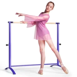 Costway 51'' Portable Freestanding Stretching Dancing Ballet Bar With4 Adjustable Heights -Costway GUEST fa15d2a3 64c2 4901 bbe0 d42278016778