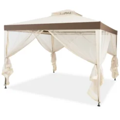 10’x 10’ 2-tier Canopy Gazebo Tent Outdoor Netting Picnic Party Sun Shade 22 10’x 10’ 2-tier Canopy Gazebo Tent Outdoor Netting Picnic Party Sun Shade -Costway GUEST fbaa4f48 54b2 4589 9f60 734365cc3e42