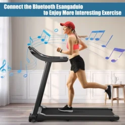 Costway 2.25HP Electric Folding Treadmill W/HD LED Display APP Control Speaker -Costway GUEST fbd0b6a3 36f9 48ea 8442 9e2340fa67a9