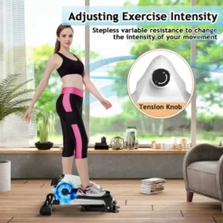 Costway Portable Mini Magnetic Elliptical Stepper Machine Resistance Adjustable Fitness -Costway GUEST fd6785e9 e962 435a 994b 1f1ff838d81b