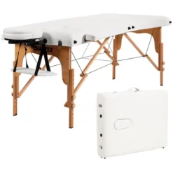 84''L Portable Massage Table Adjustable Facial Spa Bed Tattoo W/ Carry Case WhiteBlackPinkRed -Costway GUEST fde3ca12 461c 4805 a5c8 26bc50b8dcee