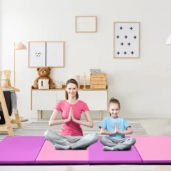 Costway 4'x 10'x 2''Folding Gymnastics Tumbling Mat Indoor Outdoor Gym Stretching Yoga 13 Costway 4'x 10'x 2''Folding Gymnastics Tumbling Mat Indoor Outdoor Gym Stretching Yoga -Costway GUEST ff3fb65e 8431 4802 a870 09b1f89fb162