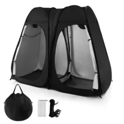 Costway Outdoor 7.5FT Portable Pop Up Shower Privacy Tent Dressing Changing Room Camping -Costway GUEST ff68fbf5 7de9 4f31 b406 6a8feb99030f